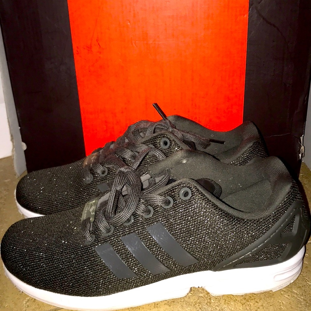 Sparkly black Adidas